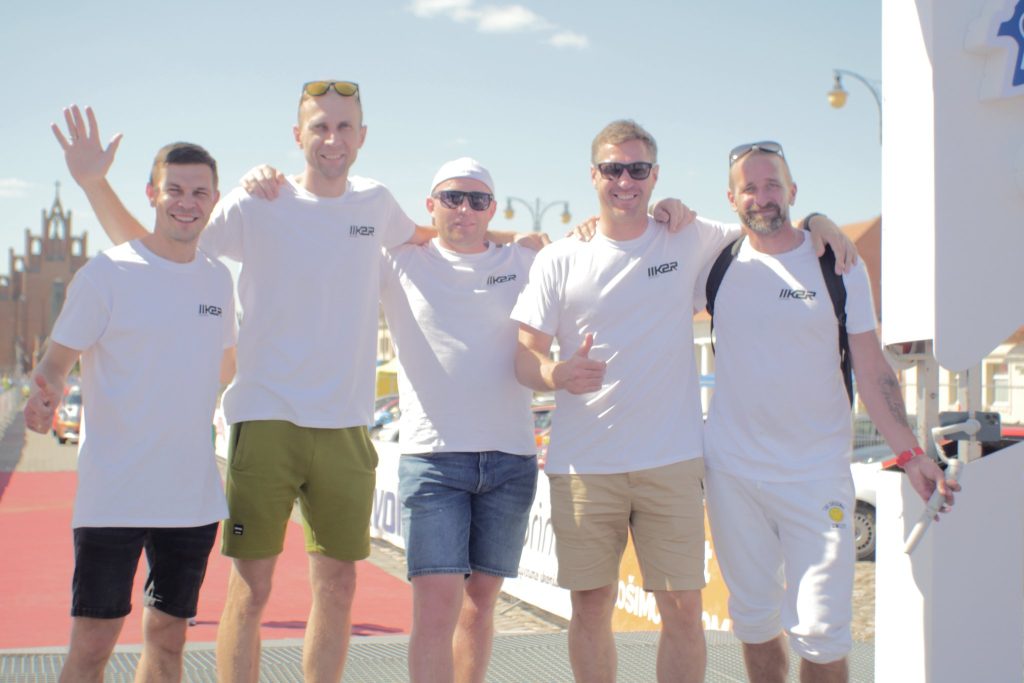 Kaif 2 Race team with Kristian Sohlberg (On the right)